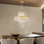 Luxury Crystal Chandelier Modern Chandeliers Lights Fixture Hanging Pendant Light Fixture Dia 19.7 Inch