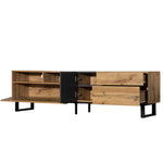 Modern TV Stand for 80'' TV with Double Storage Space