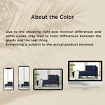 65'' Mid-Century Linen Sofa Bed