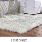 Washable Faux Wool Fluffy Area Rug