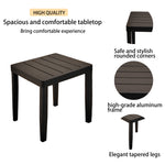 Stylish 3PC Aluminum Lounge Set with Table, perfect for outdoor spaces, featuring chic design and durable materials.