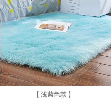 Washable Faux Wool Fluffy Area Rug