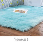 Washable Faux Wool Fluffy Area Rug
