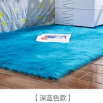 Washable Faux Wool Fluffy Area Rug