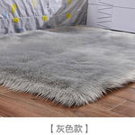 Washable Faux Wool Fluffy Area Rug