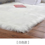 Washable Faux Wool Fluffy Area Rug