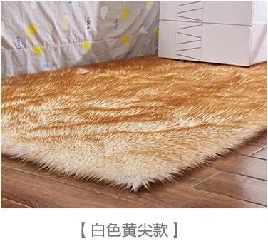 Washable Faux Wool Fluffy Area Rug