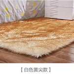 Washable Faux Wool Fluffy Area Rug